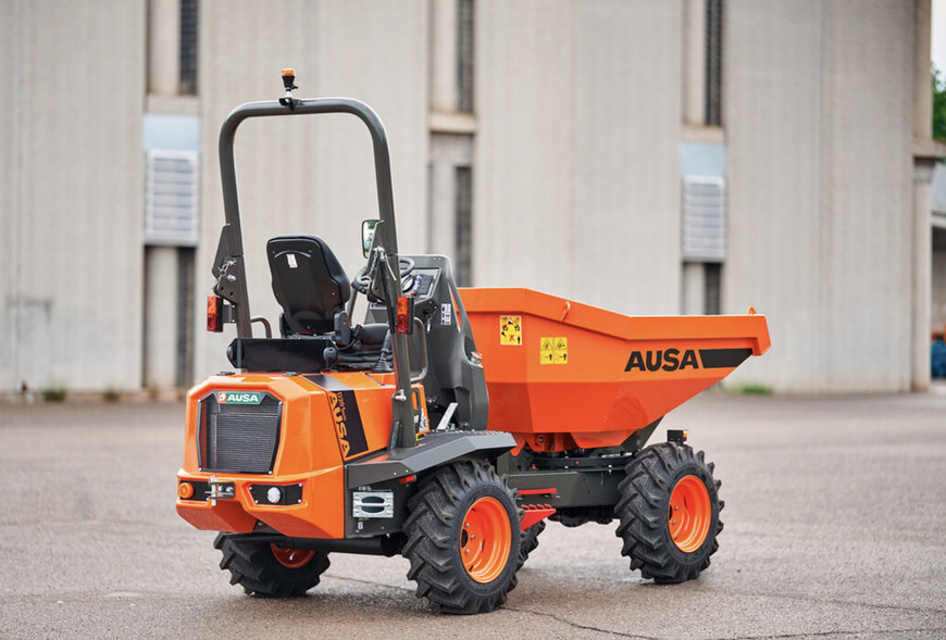 AUSA launches its new 2-tonne (4,400 lb) dumper at the Matexpo trade show